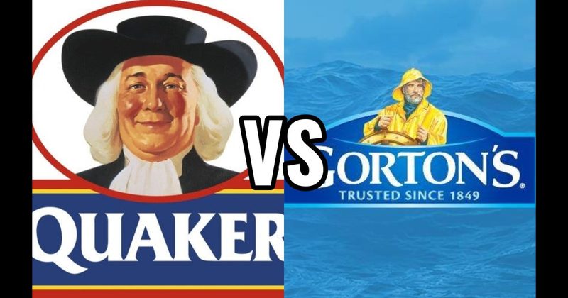 Gorton’s Fisherman vs. Quaker Man