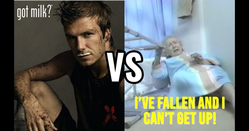 “Got Milk?” vs. “I’ve Fallen and I Can’t Get Up!”