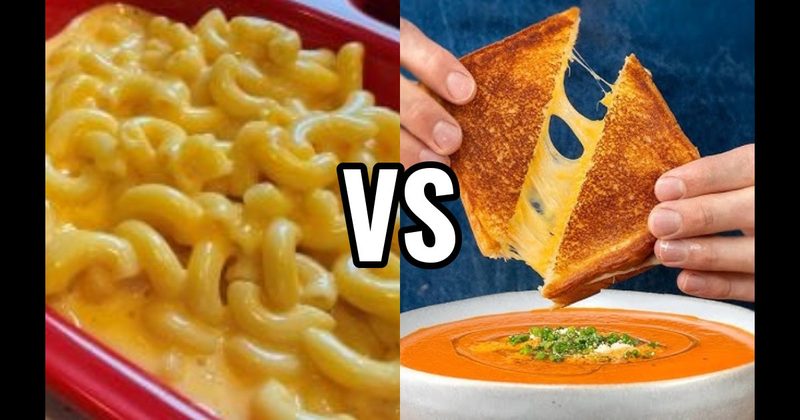 Grilled Cheese & Tomato Soup vs. Mac & Cheese