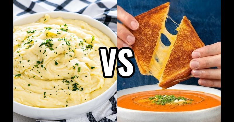 Grilled Cheese & Tomato Soup vs. Mashed Potatoes