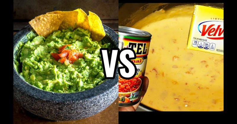 Guacamole vs. Velveeta + Rotel Dip