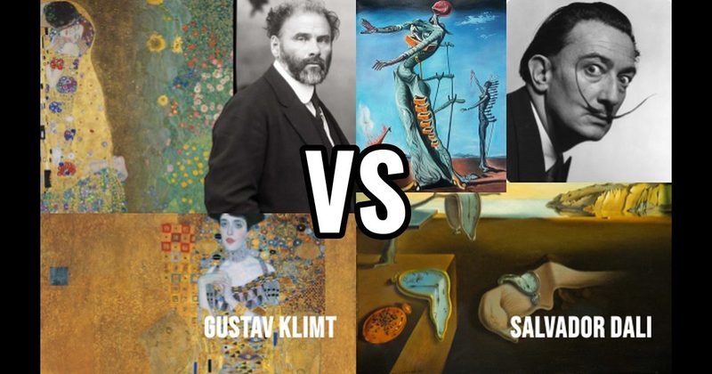 Gustav Klimt vs. Salvador Dalí