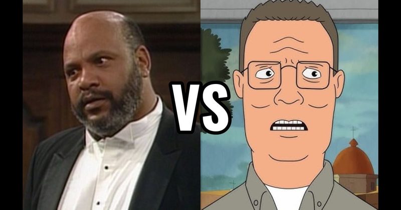 Hank Hill (King of the Hill) vs. Uncle Phil Banks (Fresh Prince of Bel-Air)