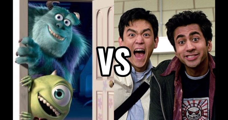 Harold & Kumar vs. Mike & Sulley (Monsters, Inc.)