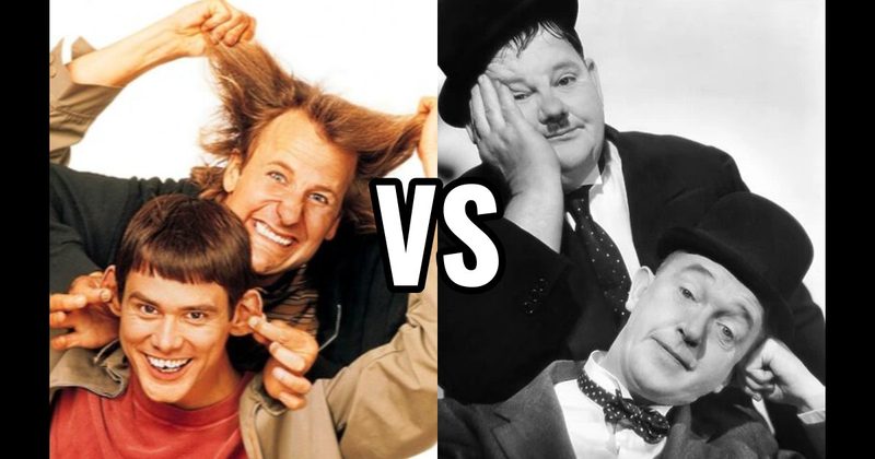 Harry & Lloyd (Dumb and Dumber) vs. Laurel & Hardy