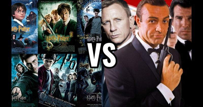 Harry Potter Movies vs. James Bond Movies