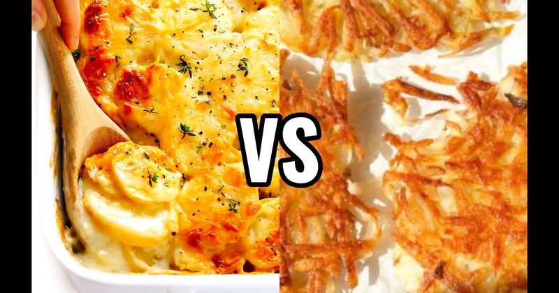 Hash Browns vs. Scalloped Potatoes