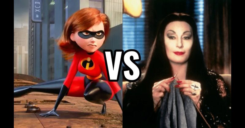 HELEN PARR (THE INCREDIBLES) vs. MORTICIA ADDAMS (THE ADDAMS FAMILY)