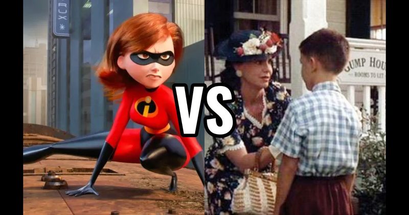 HELEN PARR (THE INCREDIBLES) vs. MRS. GUMP (FORREST GUMP)