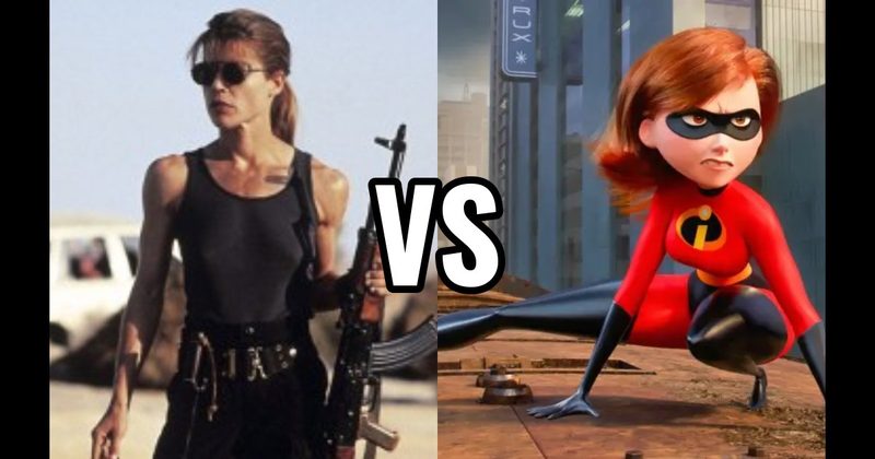 HELEN PARR (THE INCREDIBLES) vs. Sarah Connor (Terminator / T2)