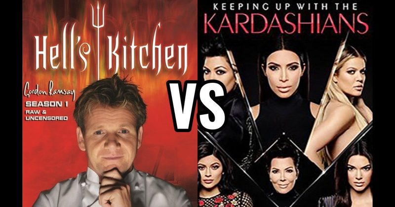 Hell’s Kitchen vs. Keeping Up with the Kardashians