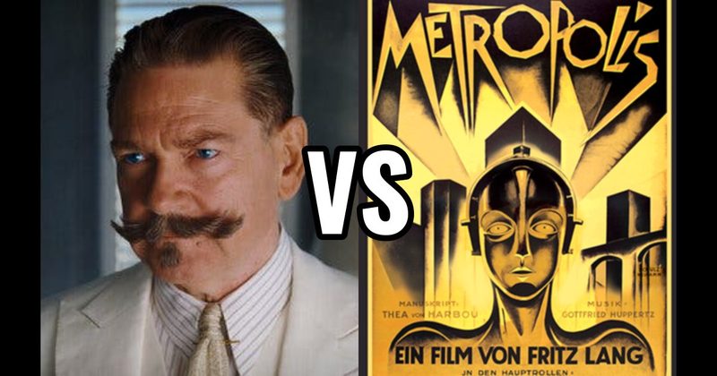 Hercule Poirot (Murder on the Orient Express) vs. Metropolis (1927)