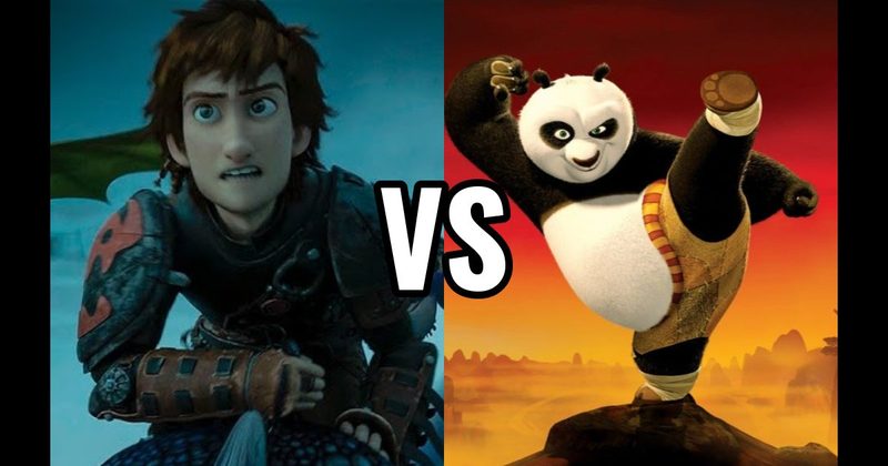 Hiccup (How to Train Your Dragon) vs. Po (Kung Fu Panda)