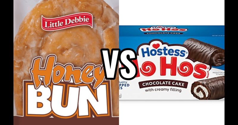 Ho Hos (Hostess) vs. Honey Buns (Little Debbie)