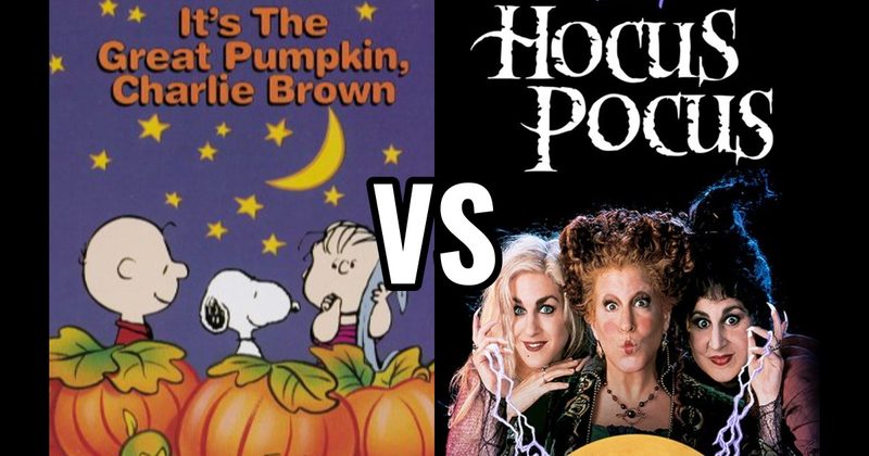 Hocus Pocus (1993) vs. It’s the Great Pumpkin, Charlie Brown (1966)