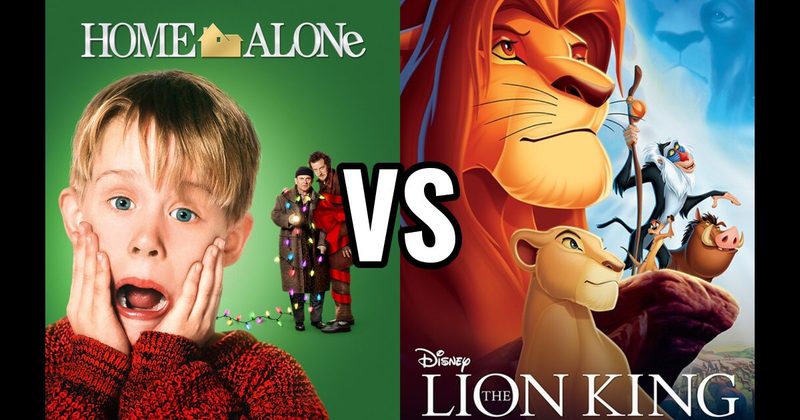 Home Alone vs. The Lion King