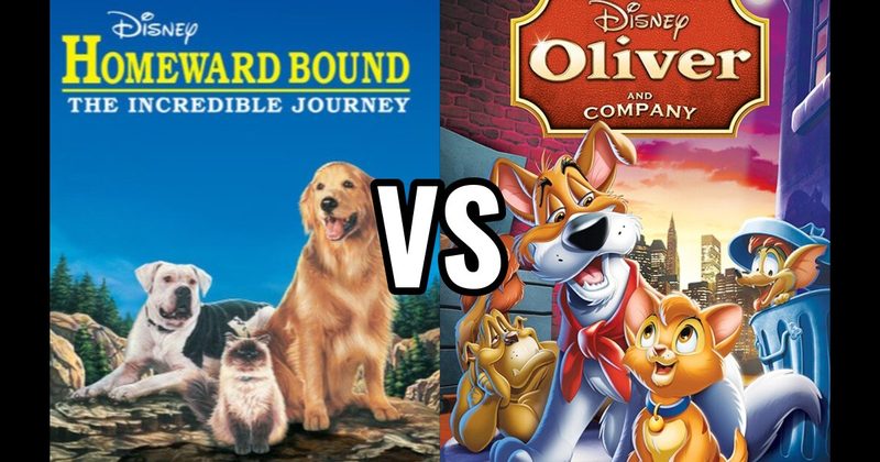 Homeward Bound: The Incredible Journey vs. Oliver & Company
