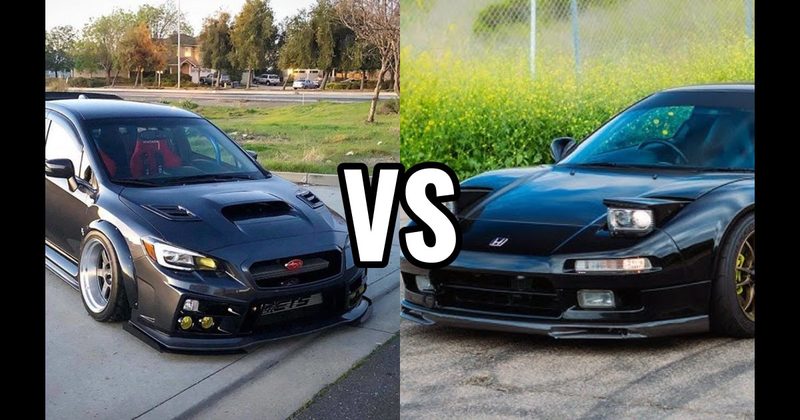 Honda NSX (First Gen) vs. Subaru Impreza WRX