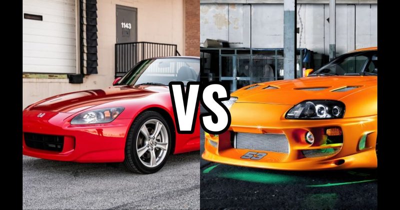 Honda S2000 vs. Toyota Supra MK4