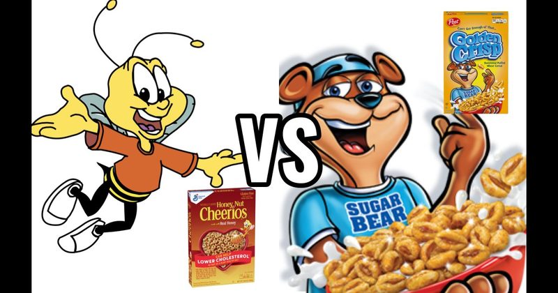 Honey Nut Cheerios Bee vs. Sugar Bear