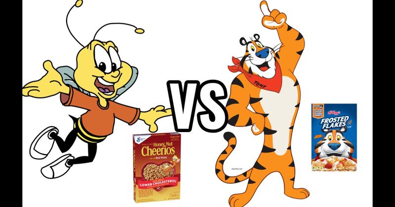 Honey Nut Cheerios Bee vs. Tony the Tiger