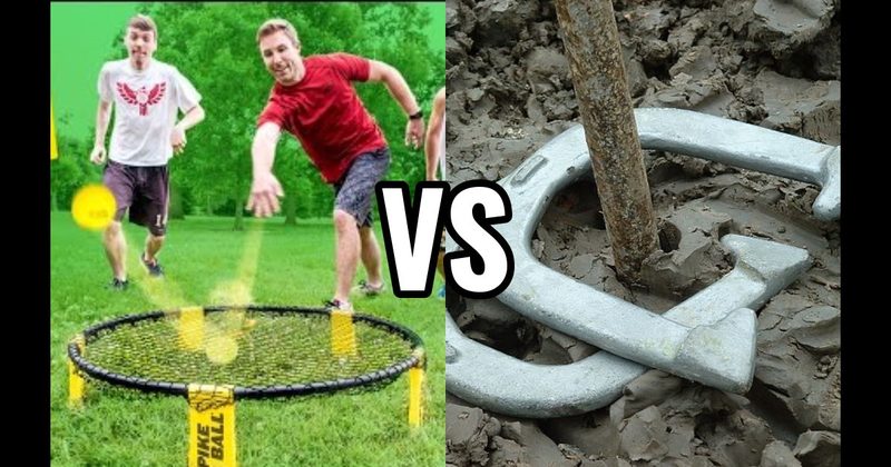 Horseshoes vs. Spikeball
