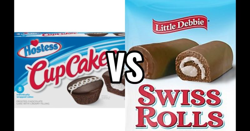 Hostess CupCakes vs. Swiss Rolls (Little Debbie)