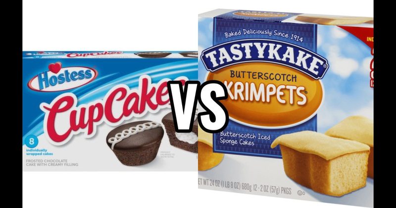 Hostess CupCakes vs. Tastykake Krimpets (Tastykake)