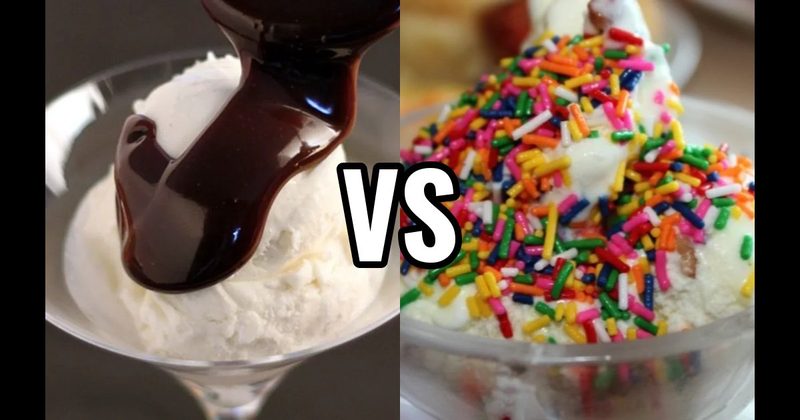 Hot Fudge vs. Sprinkles