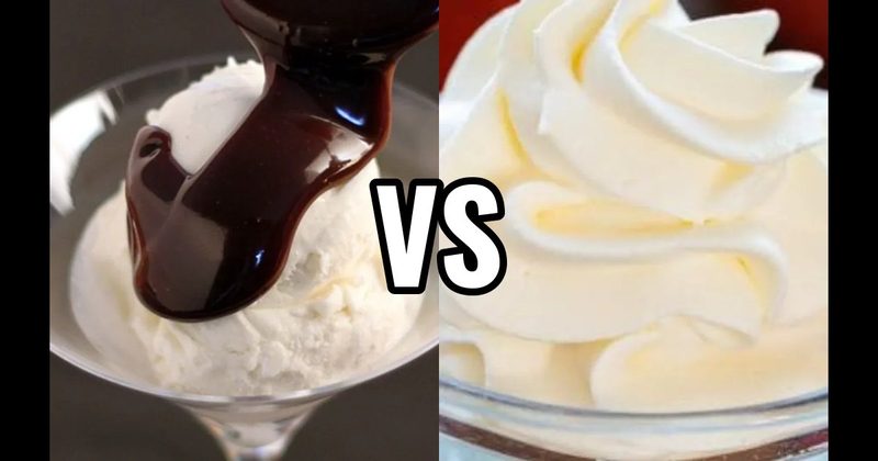 Hot Fudge vs. Whipped Cream