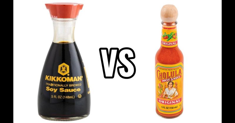 Hot Sauce vs. Soy Sauce