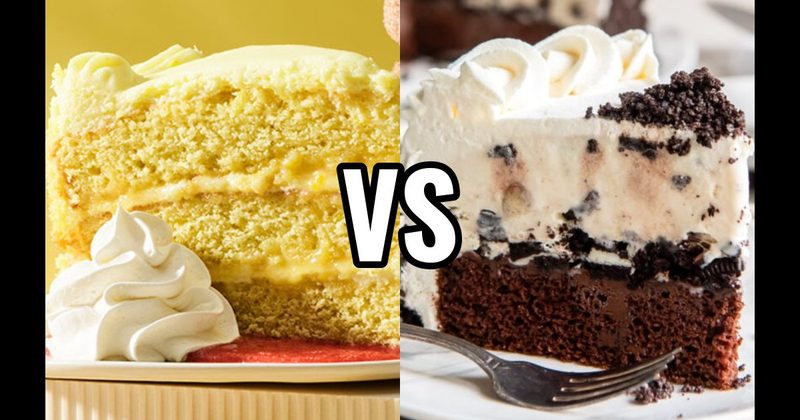 Ice Cream Cake vs. Lemon Cake