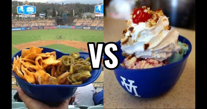 Ice Cream Helmet Sundaes vs. Nachos