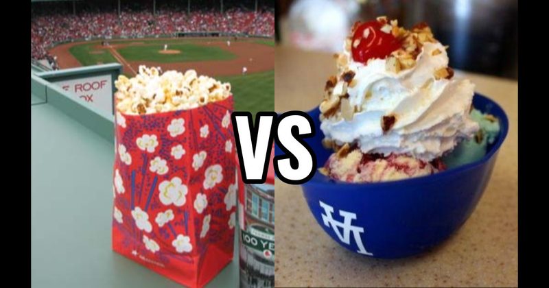 Ice Cream Helmet Sundaes vs. Popcorn