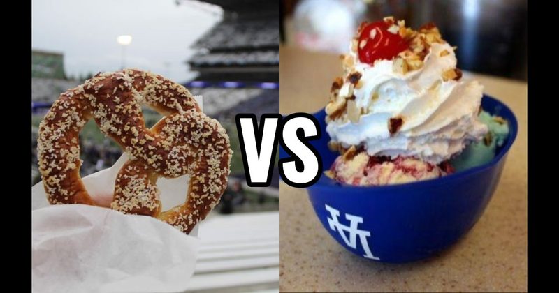 Ice Cream Helmet Sundaes vs. Soft Pretzels