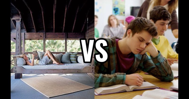 In Class vs. Porch Swing
