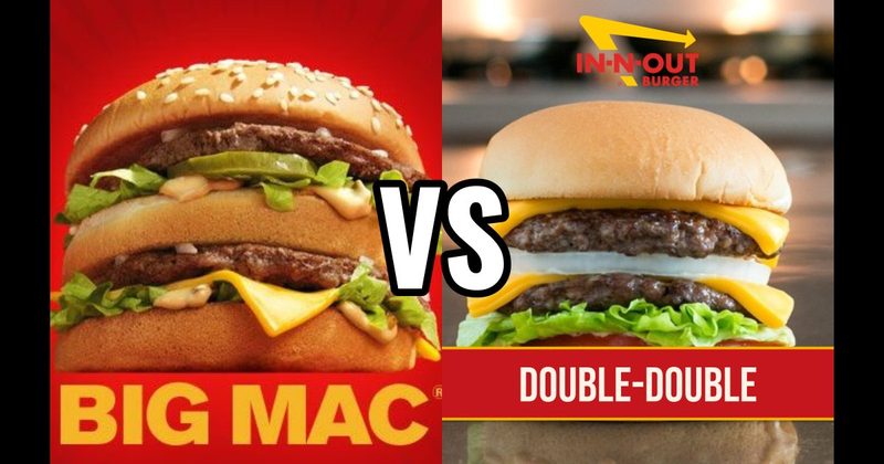 In-N-Out Double-Double vs. McDonald’s Big Mac
