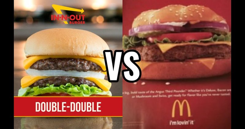 In-N-Out Double-Double vs. McDonald’s Quarter Pounder