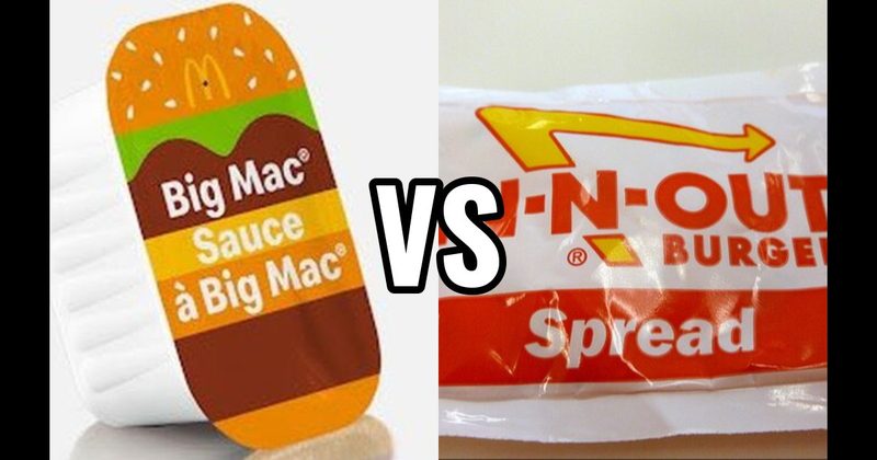 In-N-Out Spread (In-N-Out) vs. McDonald’s Big Mac Sauce (McDonald’s)