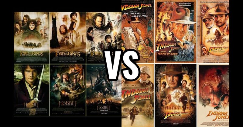 Indiana Jones Movies vs. Lord of the Rings Movies
