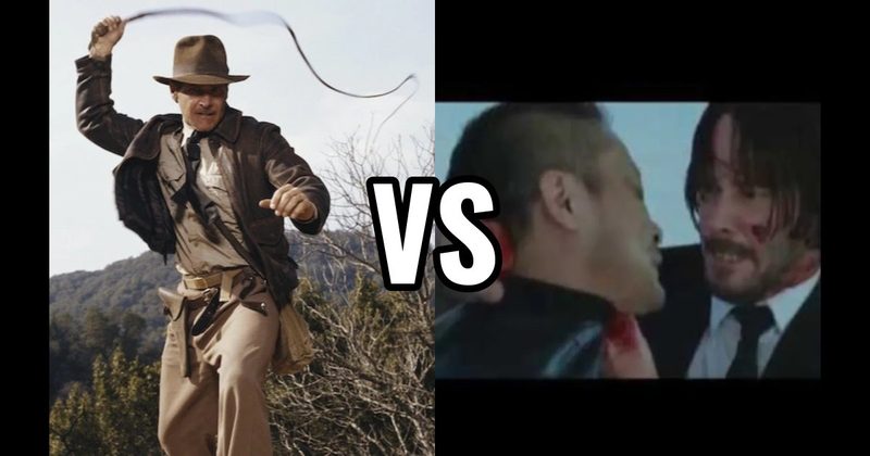 Indiana Jones' Whip vs. John Wick's Pencil (John Wick: Chapter 2)