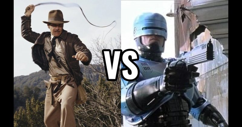 Indiana Jones' Whip vs. RoboCop's Auto-9 (RoboCop)