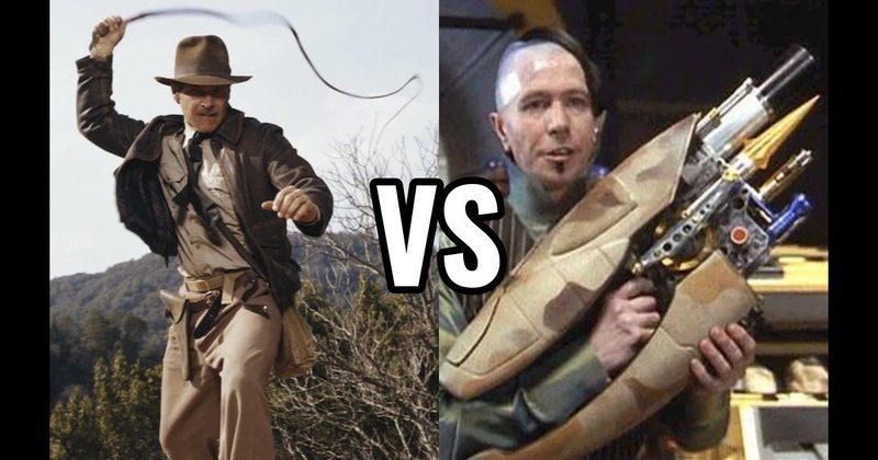 Indiana Jones' Whip vs. Zorg ZF-1 (Fifth Element)