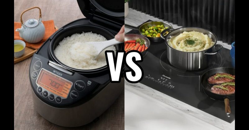 Induction Cooktop vs. Rice Cooker