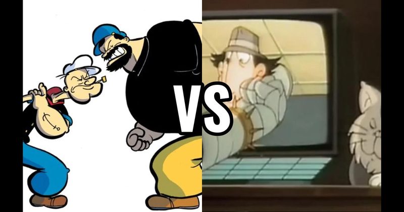 Inspector Gadget vs. Dr. Claw (Inspector Gadget) vs. Popeye vs. Bluto (Popeye)