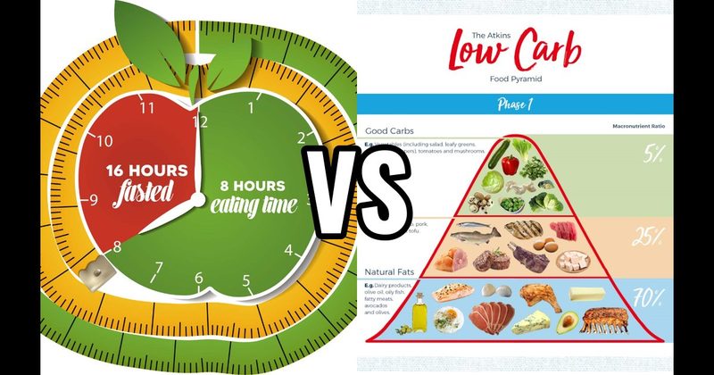 Intermittent Fasting vs. Low-Carb Diet (Atkins, Keto, etc.)