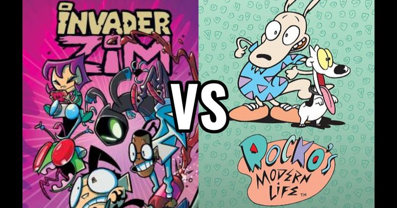 Invader Zim vs. Rocko’s Modern Life