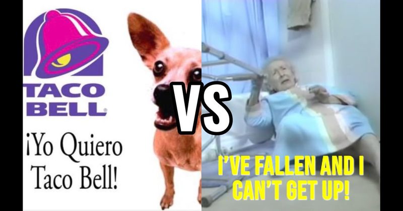 “I’ve Fallen and I Can’t Get Up!” vs. “Yo Quiero Taco Bell”