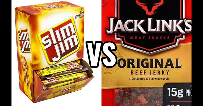 Jack Link’s Beef Jerky vs. Slim Jim