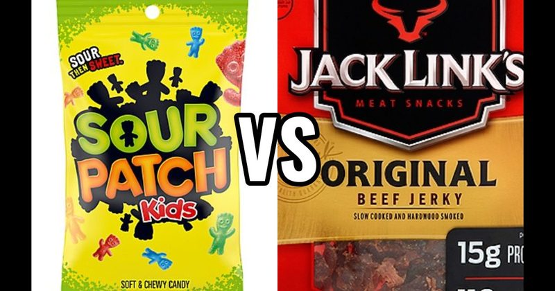 Jack Link’s Beef Jerky vs. Sour Patch Kids